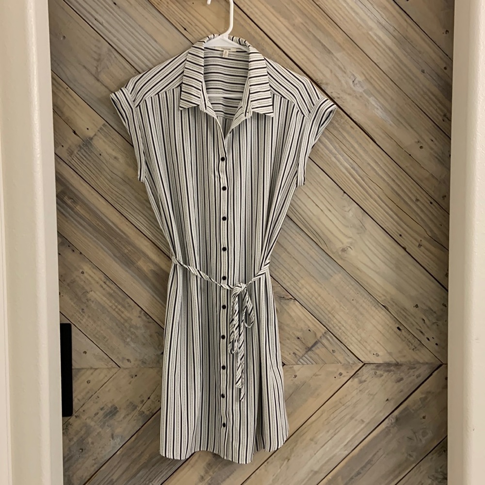 Black and White Stripes Dress